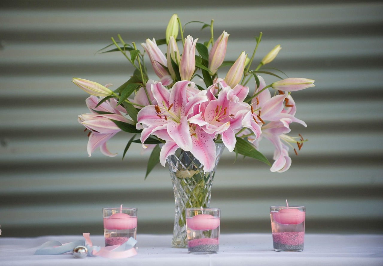 Chicopee wedding elegant table florals